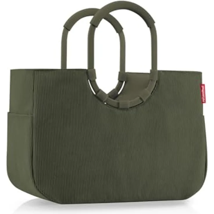reisenthel Loopshopper L Shopper Tasche, oliv, 100% PET, 46 cm x 25 cm x 34.5 cm – Bild 3