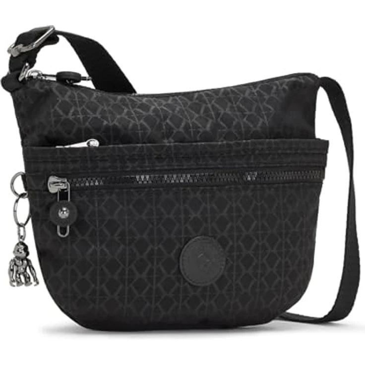 Kipling Arto Umhängetasche, 25 cm, Schwarz, aus leichtem Polyester mit Reißverschlussfach und abnehmbarem Umhängeriemen – Bild 2