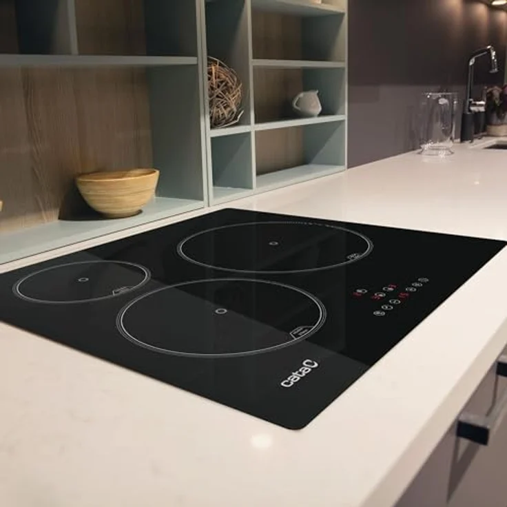 CATA Induktionskochfeld IB 6303 E2 BK, 3 Kochbereiche, Touch-Steuerung, 7100 Watt, Schwarz – Bild 4