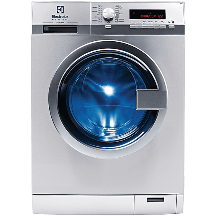 ELECTROLUX PROFESSIONAL myPRO WE8P, Edelstahl Waschmaschine mit 8 kg Kapazität und SpeedCare Trommel für hohe Waschergebnisse