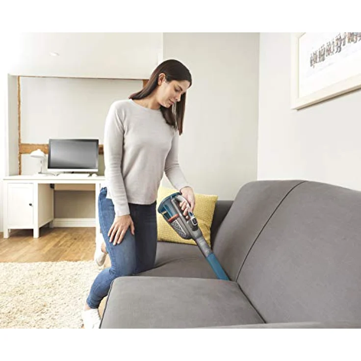 Black & Decker BHV 520 BF 36 Wh - 18 V Akku-Handstaubsauger Dustbuster Smart tech (mit Cyclonic Action & zwei Saugstufen, integrierte ausziehbare Fugendüse, inkl. Ladestation mit Wandhalterung) BHHV520BF – Bild 4