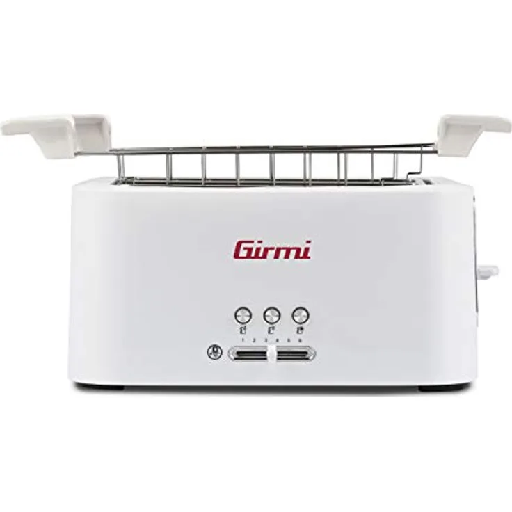 Girmi TP91 Toaster XL, 1500 W, Kunststoff, weiß