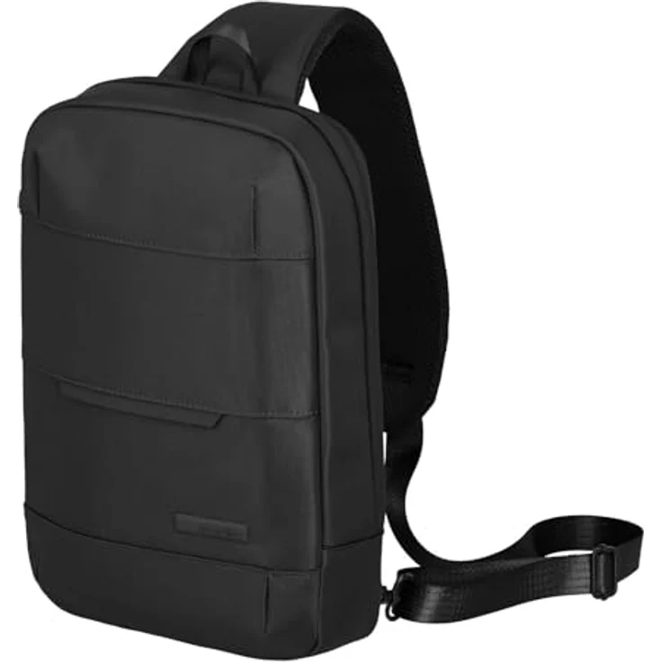 Travelite Workfloow Umhängetasche, 23 cm, schwarz, 100% Nylon, kompakt und funktional – Bild 4