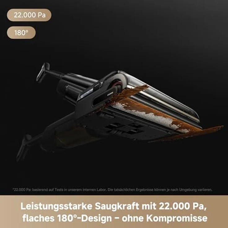 Mova M50 Ultra Nass- und Trockensauger, 22kPa Saugkraft, Roboterarm mit EdgeCoverage KI, klappbarer und ausziehbarer Griff, 100°C Bürstenwäsche, 5min Trocknung – Bild 5