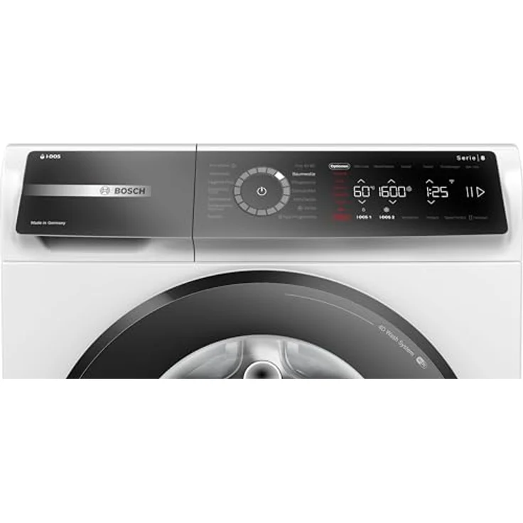 Bosch WGB256A41 Serie 8 Smarte Waschmaschine 1-10kg, 1600 UpM, Made in Germany, i-DOS, Fleckenautomatik, Iron Assist, Nachlegefunktion – Bild 3