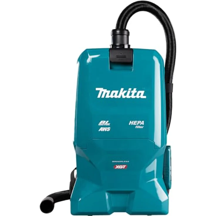 Makita VC012GZ01, Bürstenloser Rucksack-Staubsauger, blau mit 6 Liter Papierstaubbeutel Kapazität – Bild 3
