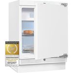 Exquisit Unterbau Kühlschrank UKS130-4-FE-010D | 121 l Inhalt | Gefrierfach kompakt & platzsparend | Unterbau Kühlschrank 82 cm hoch | Türanschlag wechselbar