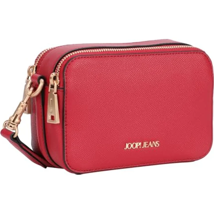 Joop! Jeans Cornice Mini Bag, Umhängetasche 18 cm, 100% Polyurethan, rot – Bild 2