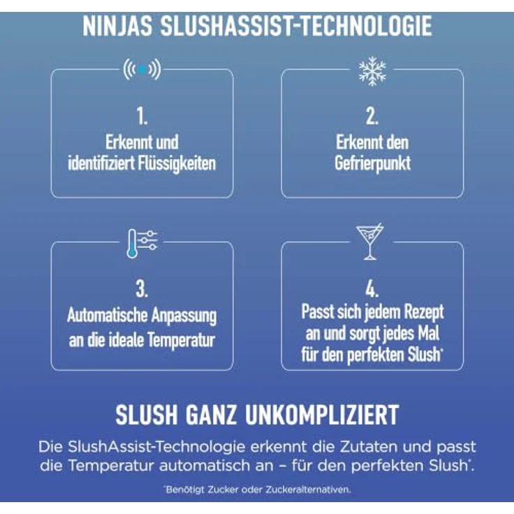 Ninja SLUSHi Twist Slush-Eismaschine für gefrorene Getränke – Blau in Blau | FS702EUGN | von SharkNinja – Bild 14