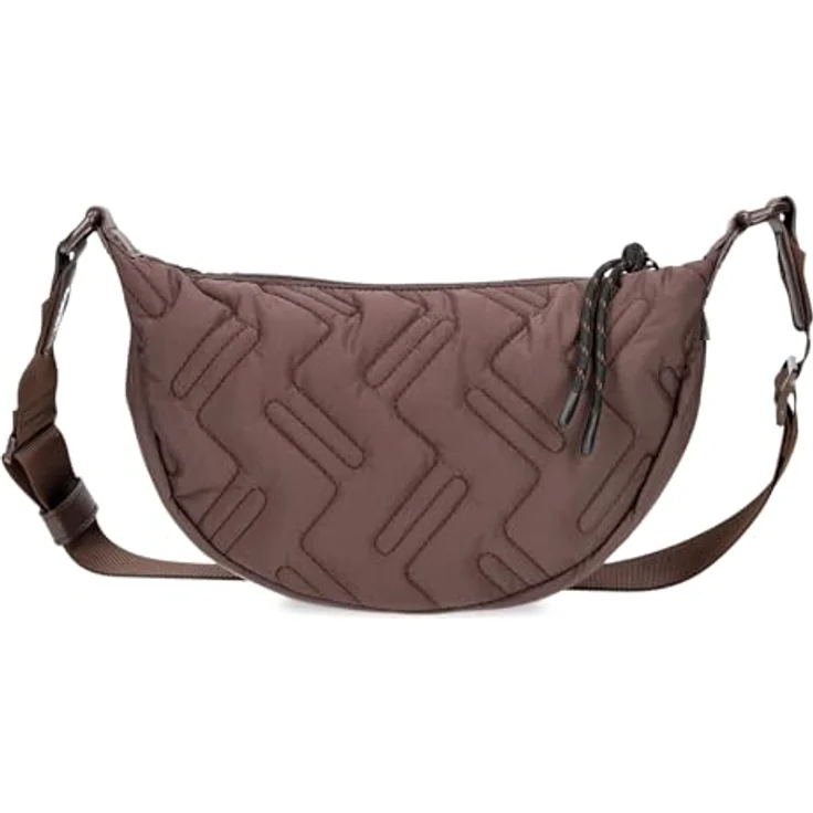 Zwei Cleo Umhängetasche 30 cm, braun, 100% Nylon, 30 cm x 10 cm x 15 cm – Bild 2