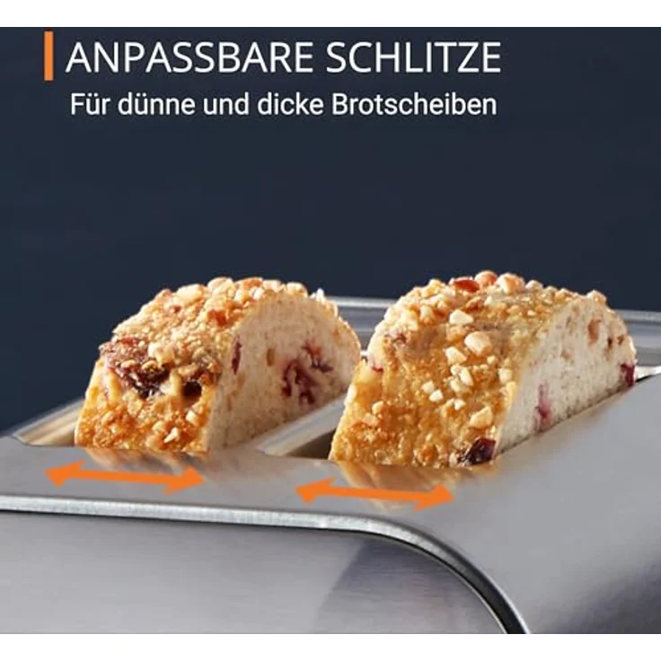 Krups KH682D10 Toaster 2 Schlitze Thermostat 8 Positionen – Bild 5