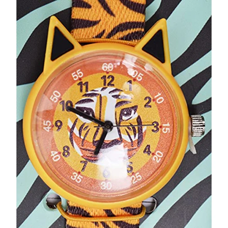 DJECO Quarzuhr Elegante Quarzuhr mit schönem Motiven zum Uhr-Lesen-Lernen – Bild 3