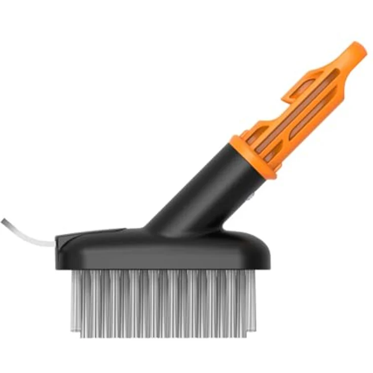 Fiskars Fugenbürste 1080697 QuikFit™, 2-in-1 Werkzeug mit gehärteter Stahlklinge und Stahlbürste für chemiefreie Fugenpflege – Bild 3