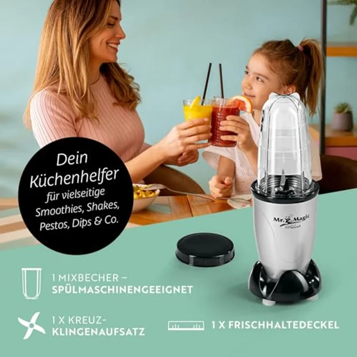 Mr.Magic 4389 Standmixer, 400W, 0,5L, Kunststoff – Bild 3