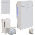 Tronitechnik EF-03, Luftentfeuchter bis 600 ml/24 h, 2,2 L Tank, Glasfront, mit Abtautomatik und Schlauchanschluss, leise, für Räume bis 30 m²