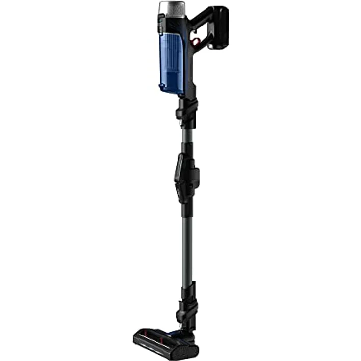 Rowenta RH20C2 X-Force Flex 9.60 Allergy Aqua kabelloser Akku-Stabstaubsauger | 100 Air Watt | herausnehmbarer Akku | bis zu 45 Min. Laufzeit | kompakt | Flex-Gelenk | LED-Düse | Blau/Schwarz – Bild 4