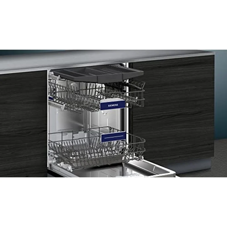Siemens SN43ES14VE Geschirrspüler iQ300, unterbaufähige Spülmaschine mit Besteckschublade, 60 cm, Home Connect, Remote Monitoring, TabCounter, Edelstahl – Bild 4