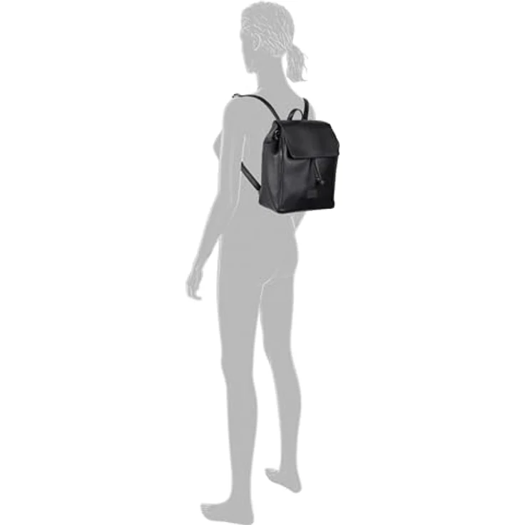 Gabor Elfie City Rucksack M, 29.5 cm, schwarz, 100% Polyurethan, kompakte Maße 25 cm x 13 cm – Bild 3