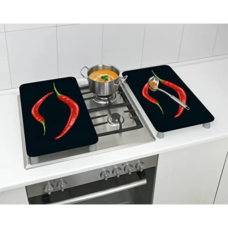 WENKO Abdeckplatte Universal Peperoni Duo, 2er Set – Bild 3