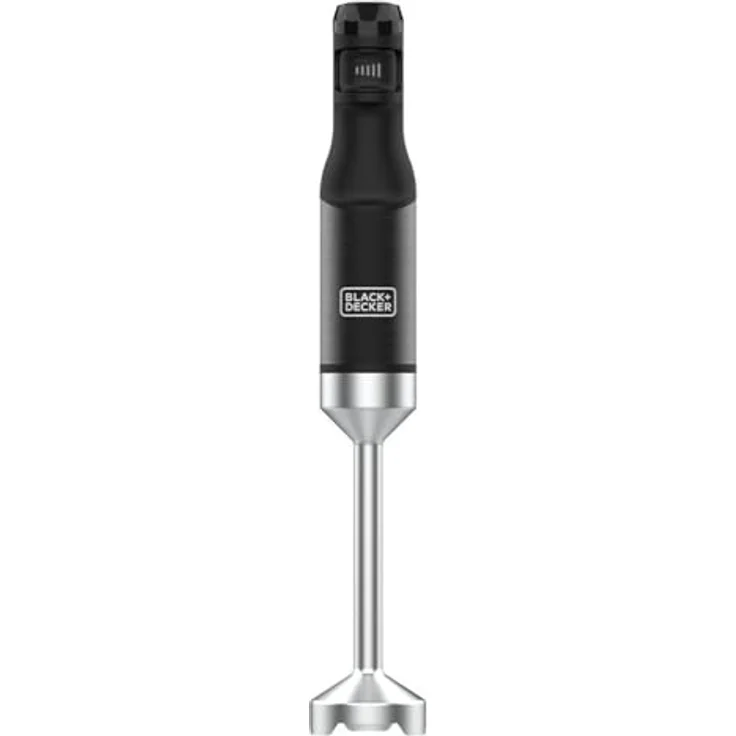 Black & Decker Stabmixer Black+Decker BXHBA1501E, Stabmixer, Schwarz, Transparent – Bild 2