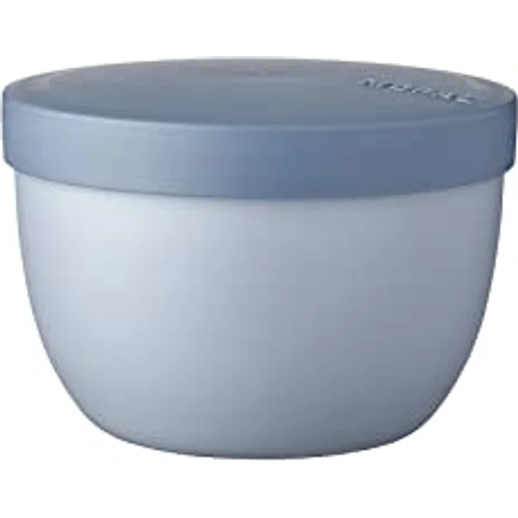 Mepal - Snackpot Ellipse - Praktischer Behälter zur Aufbewahrung & für Transport von Lebensmittel - Tiefkühltauglich - Spülmachinenfest - 350 ml - Nordic Blue – Bild 1