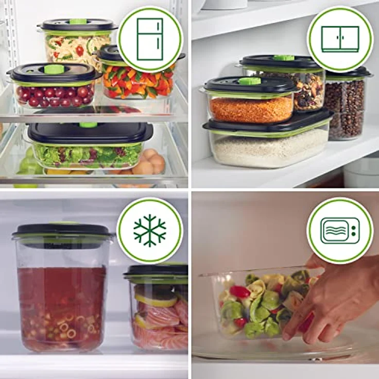 FoodSaver Preserve & Marinate Vakuumbehälter auslaufsicher spülmaschinenfest luftdichter BPA-freier – Bild 5