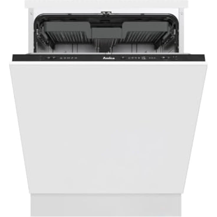 Amica EGSPV 594 300, vollintegrierter Geschirrspüler 60 cm mit 14 Maßgedecken, Energieeffizienzklasse A, Besteckschublade und Startzeitvorwahl – Bild 1