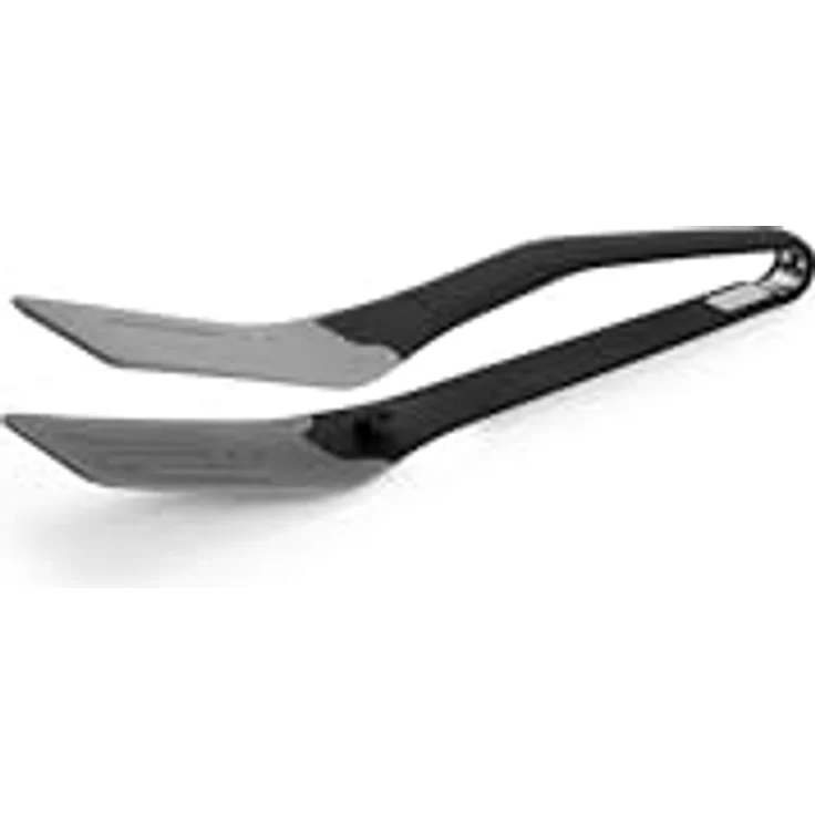 Woll Cook-It, Küchenzange mit flexibler Kelle, 6 cm breit, 30 cm lang, grau, hitzebeständig bis 220°, spülmaschinenfest – Bild 1