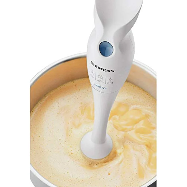 Siemens MQ5B150N Stabmixer, 300W, inkl. Messbecher, Kunststoff, weiß – Bild 4