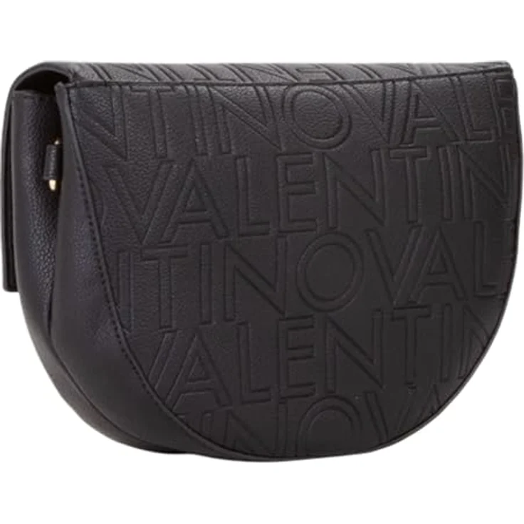 "VALENTINO BAGS Umhängetasche Pansy - Allover-Logodruck, geräumiges Hauptfach, abnehmbarer Schultergurt - 24 cm, schwarz" – Bild 4