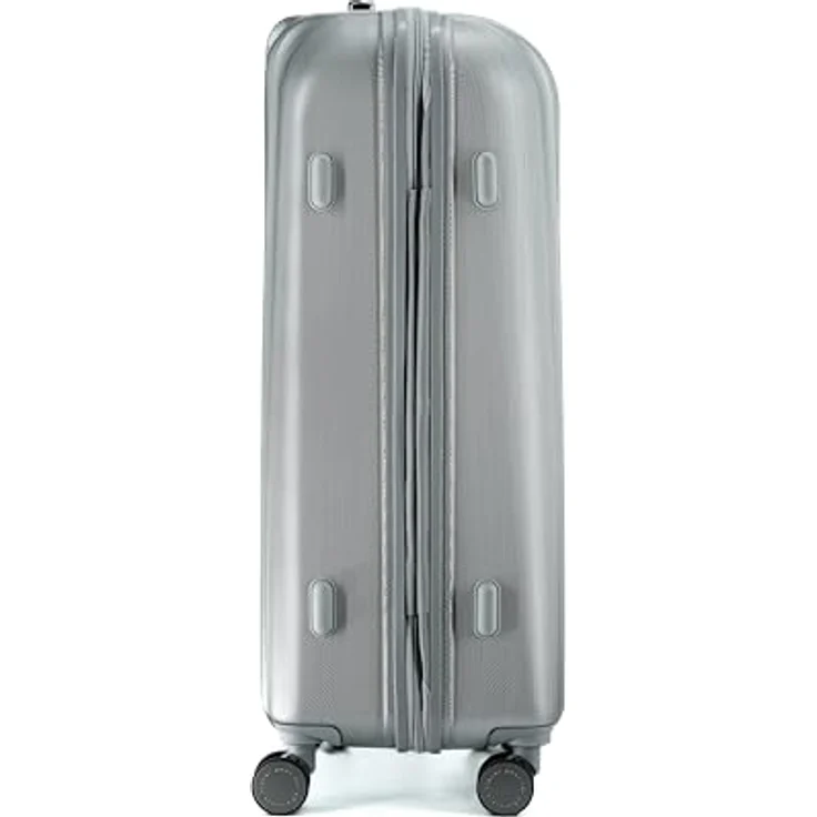 Polestream ® Moonrock Koffer, Silver Brushed, erweiterbar um 20% mit TSA-Schloss und 5 Jahren Garantie – Bild 4