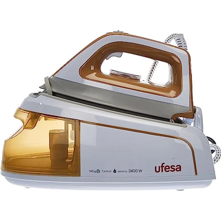 Ufesa Steam Ultra Dampfbügelstation, 2400W, Keramiksohle, Anti-Kalk System, Trocken- und Vertikales Bügeleisen – Bild 1