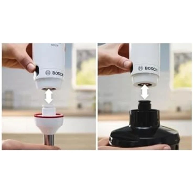 Bosch Mixeur Plongeant MSM4W221 600 W 4 Lamellen Mischschale Mini Hachoir Fouet Engrenage Céramique, mehrfarbig – Bild 5