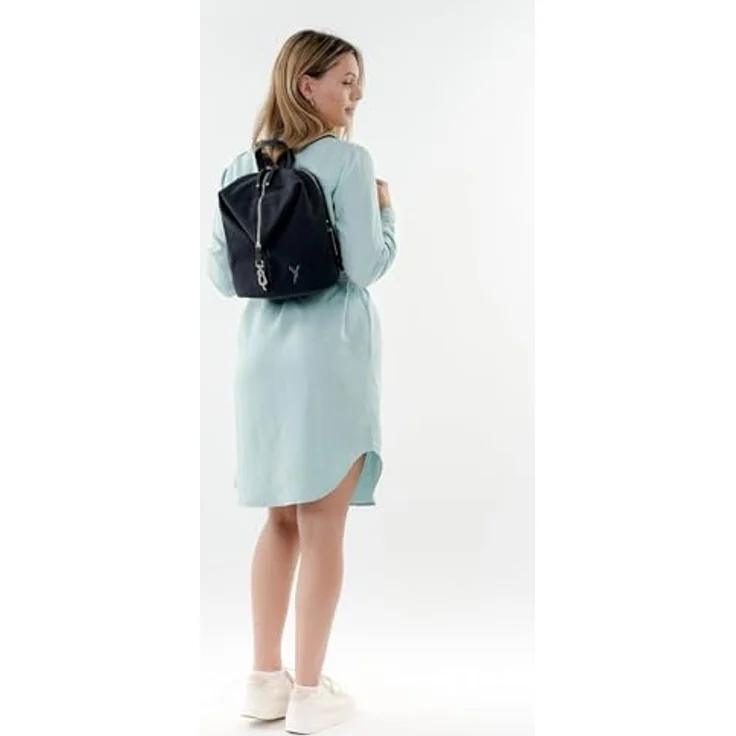 Suri Frey Romy Basic City Rucksack, 32 cm, blau, 100% Polyurethan, 28 cm x 15 cm x 32 cm – Bild 2