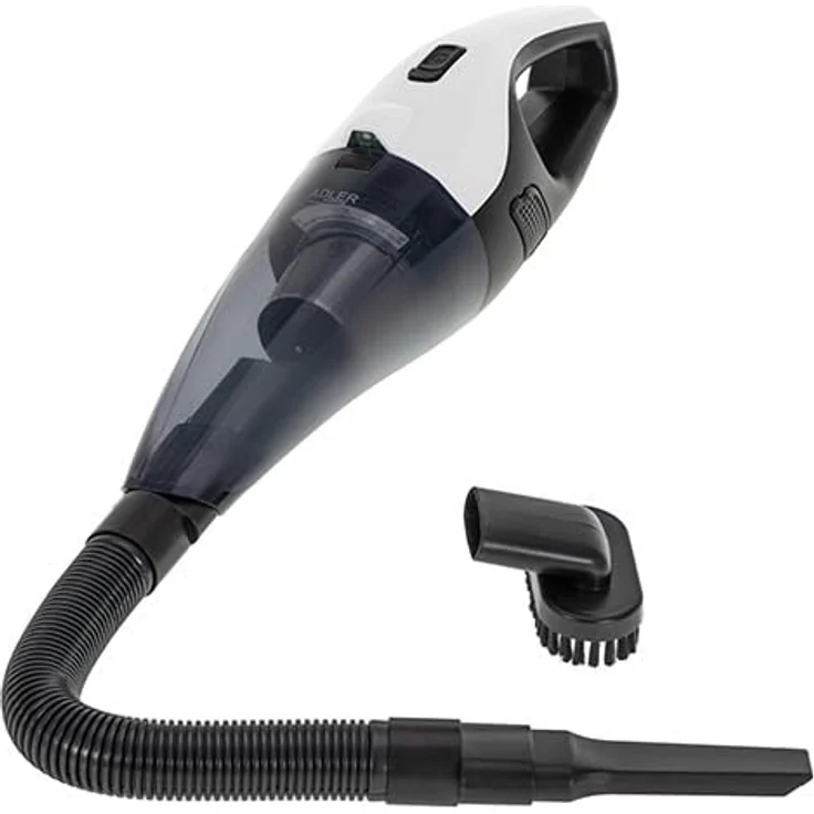 Adler Handstaubsauger AD 7059 Autostaubsauger, Akku Handstaubsauger mit LED-Licht, weiß/schwarz – Bild 3