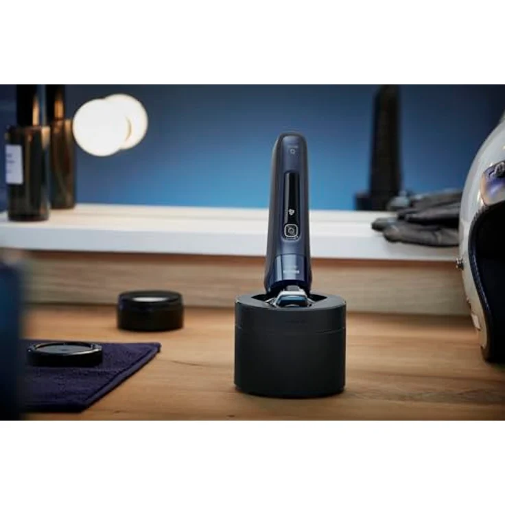 Philips Quick Clean Pod – Philips Reinigungsstation für Herren-Elektrorasierer der Serie 5000, 7000, 8000 und 9000, Reiniger für Herren-Elektrorasierer (Modell QCP10/01) – Bild 5