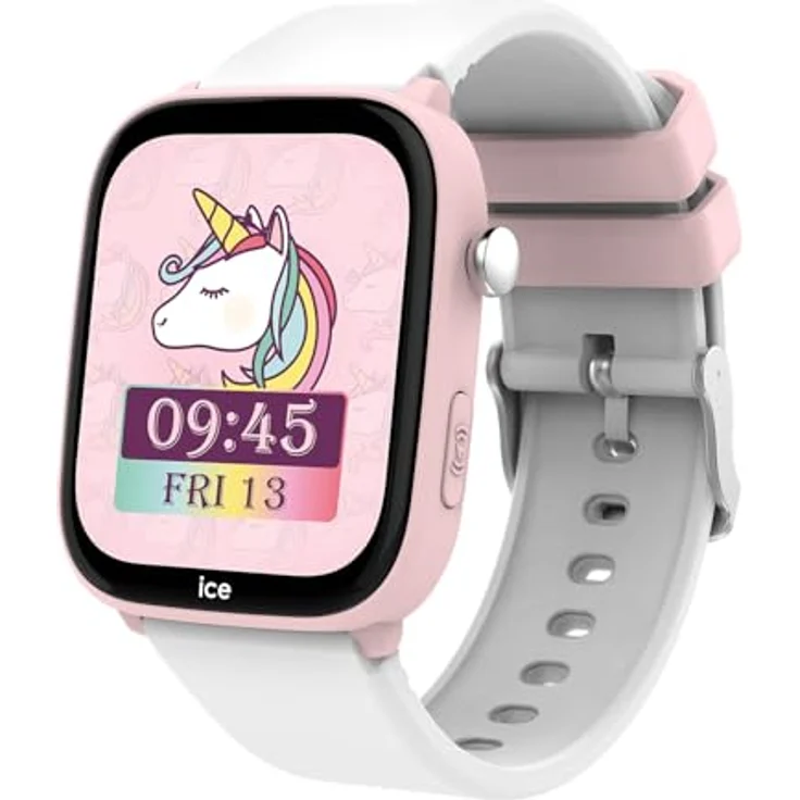 ICE-WATCH Ice smart junior 3.0 FM, Rosa geolokalisierbare verbundene Uhr für Mädchen mit Silikonarmband, 1.75 Zoll, wasserdicht bis IP68 – Bild 2