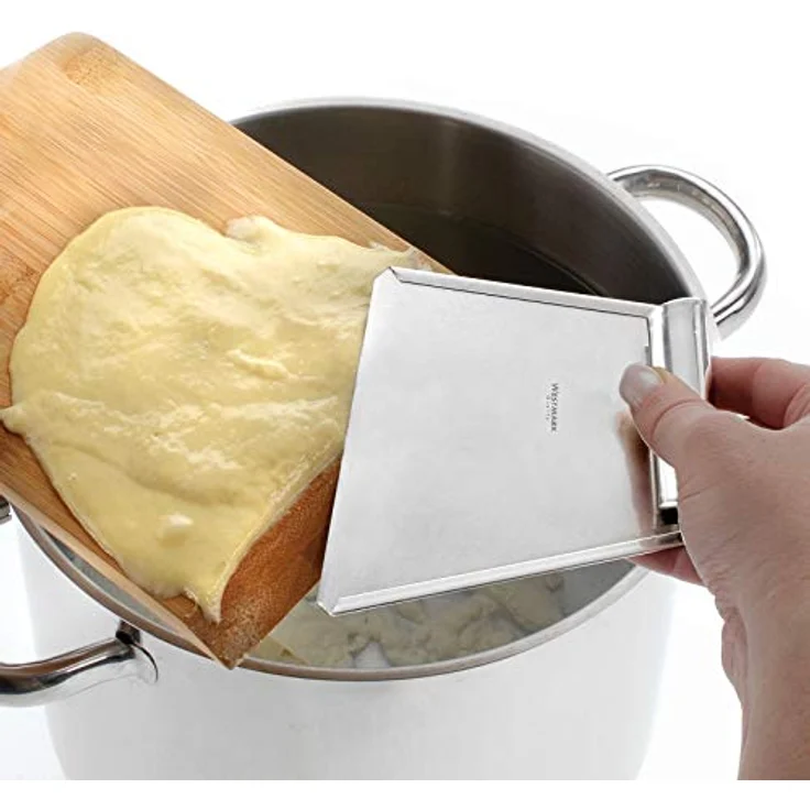 Westmark Spätzle-Schaber für traditionelle Spätzle-Zubereitung, Rostfreier Edelstahl, Silber, 61152270 – Bild 3