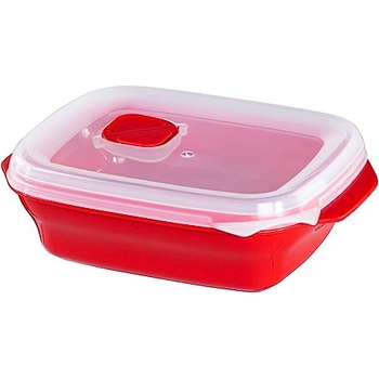 3er-Set Mikrowellenteller Mit Deckel – BPA-frei, 3-Fach-Aufteilung, Perfekt Zum Erhitzen & Einfrieren (Dunkelblau)