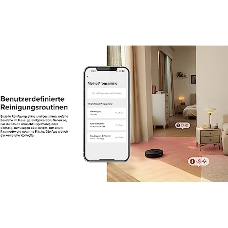 Roborock S7 Max Ultra, Saugwischroboter mit 5500 Pa Saugleistung, selbstentleerender Absaugstation, Ultraschall-Wischsystem, Schwarz-Grau – Bild 18