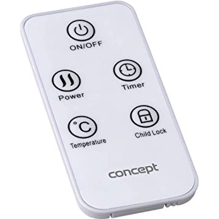Concept KS4000 Elektrischer Konvektor Glaskonvektor Heizung Thermostat Standheizgerät Gehärtetes Glas LED-Anzeige 1000/2000W 20 m2 (Weiß) – Bild 4