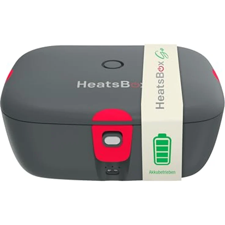 Faitron HeatsBox Go, Elektrische Lunchbox mit Akku und App-Bedienung, Auslaufsichere Edelstahl-Innenschale, Warmhaltebox für Essen, 100 Watt – Bild 1
