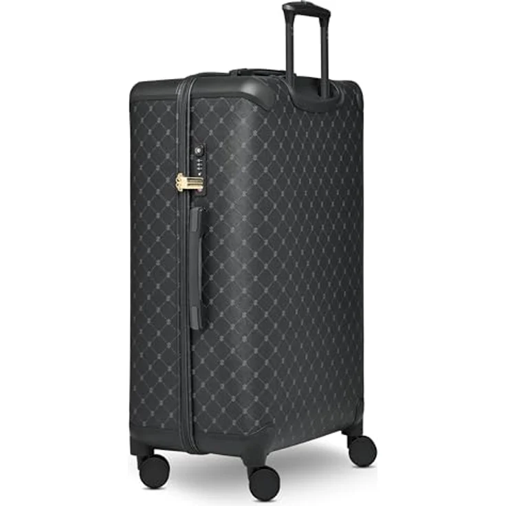 Lazarotti großer Ckeck-in Koffer | XL Trolley 50 x 32 x 79 cm | leichtes hybrides Material mit Logo Druck & Eckenschutz | 4 Doppelrollen & TSA-Schloss für Damen & Herren (Palermo) – Bild 2