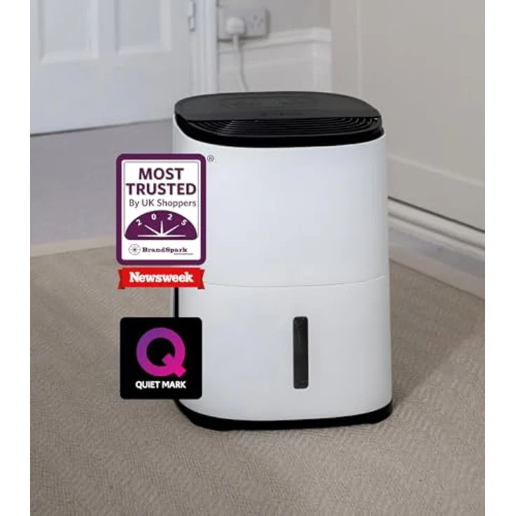 MEACO MeacoDry Arete® One 6L, Luftentfeuchter & Luftreiniger mit H13 HEPA-Filter, kompakt und sehr leise (32 dB), ideal für Schlafzimmer & kleine Räume, inklusive Wäschemodus, 5 Jahre Garantie – Bild 2