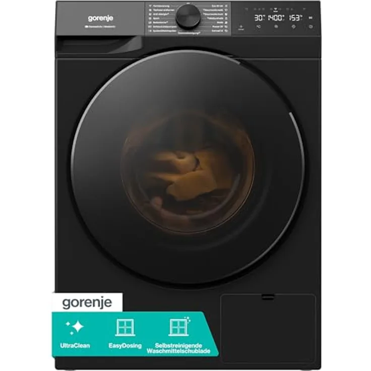 Gorenje W53G484A3P1B Waschmaschine, Freistehend mit 5 Jahre Garantie, weiß