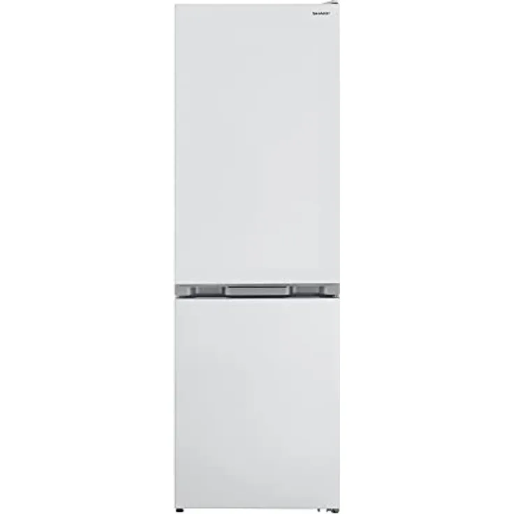 SHARP Kühl-Gefrierkombination SJ-BA09RMXWC-EU/Breite 60 cm/Kühlteil 207 L/Gefrierteil 88 L/AdvancedNoFrost/DualControl/Weiß