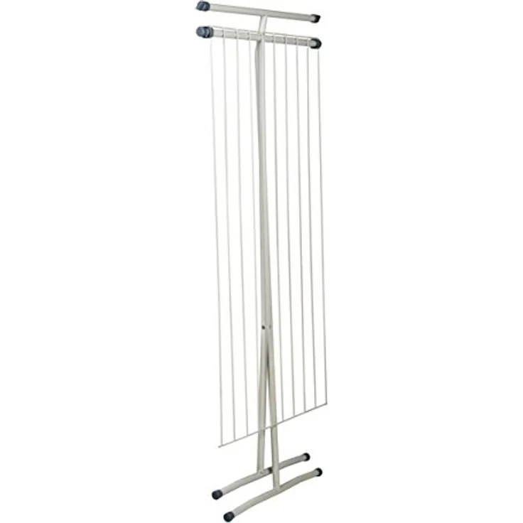 Bo-Camp 6481077 Wäscheständer, klappbar, Edelstahl, weiß, 9 m Drahtlänge – Bild 2