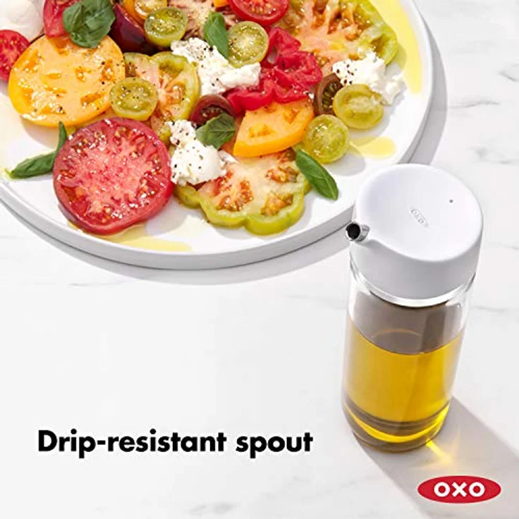 OXO Good Grips Ölspender, Glas, 355 ml, dosierbarer Präzisionsausgießer mit tropffreiem Design, spülmaschinenfest – Bild 5