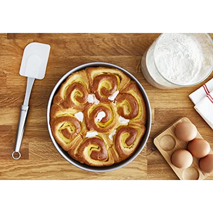 Lagostina Gustosa Kuchenform zum Öffnen mit Scharnier aus Stahl, antihaftbeschichtet, für Backofen, Schwarz, Durchmesser 24 cm – Bild 5