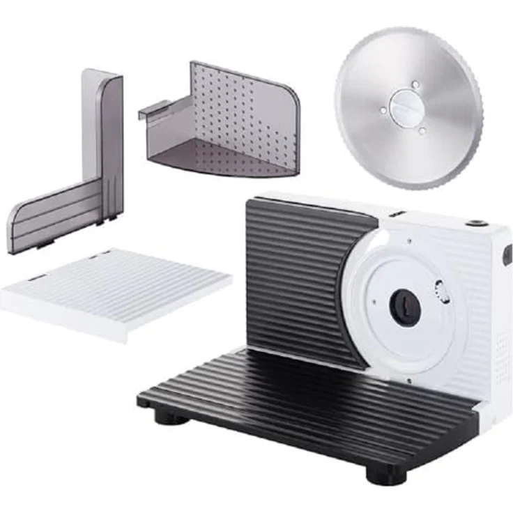 UNOLD 78860 Allesschneider Curve weiß, 100 Watt, zusammenklappbar – Bild 2